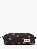 Trousse 2 Compartiments Roxy Noir back to school RJAA4392