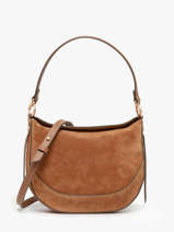 Sac Bandoulire Daily Cuir Vanessa bruno Marron daily 29V40871