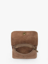 Coin Purse Leather Milano Brown velvet VE23091-vue-porte
