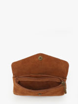 Porte-monnaie Velvet Cuir Milano Marron velvet VE23113-vue-porte