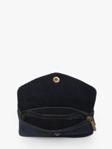 Leather Velvet Wallet Milano Blue velvet VE23113-vue-porte