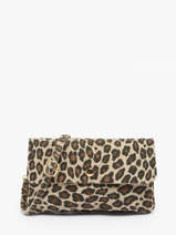 Shoulder Bag Velvet Leopardo Leather Milano Multicolor velvet leopardo VL23067