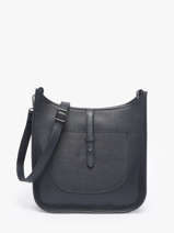 Sac Bandouli�re Caviar Cuir Milano Bleu caviar CA25068