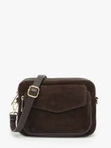 Sac Bandouli�re Velvet Caviar Cuir Milano Marron velvet caviar VC25067