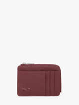 Leather Original N Coin Purse With Card Slots Nathan baume Red original n 217N