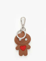 Leather Love Manga Keychain Nathan baume Brown original n 718N