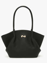 Leather Galat�e Shoulder Bag Nathan baume Black nymphea 3