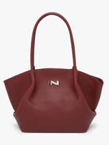 Leather Galat�e Shoulder Bag Nathan baume Red nymphea 3