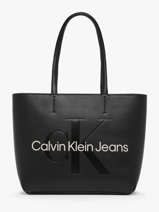 Shoulder Bag Sculpted Calvin klein jeans Black sculpted K610276