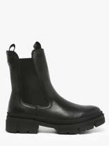 Chelsea Boots In Leather Tamaris Black women 41