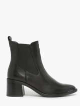 Heeled Boots In Leather Tamaris Black women 45