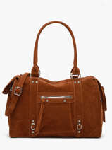 Sac Port paule Velvet Miniprix Marron velvet F7509