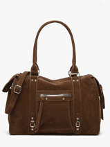 Sac Port paule Velvet Miniprix Marron velvet F7509