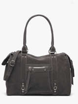Shoulder Bag Velvet Miniprix Gray velvet F7509