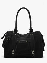 Sac Port� �paule Velvet Miniprix Noir velvet F7509