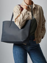 Sac Cabas Anna Reversible Lacoste Bleu anna 18SAXPG6-vue-porte