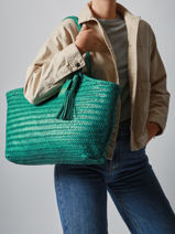 Sac Port paule Heritage Biba Marron heritage PER9L-vue-porte