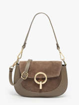 Sac Bandoulire Velvet Caviar Cuir Milano Marron velvet caviar VC25068