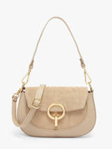 Sac Bandoulire Velvet Caviar Cuir Milano Beige velvet caviar VC25068