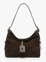 Shoulder Bag Velvet Caviar Leather Milano Brown velvet caviar VC250610