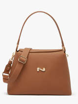 Leather Camelia Shoulder Bag Nathan baume Brown eden 5