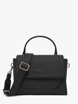 Sac Bandouli�re Charlene Cuir Nathan baume Noir event 9
