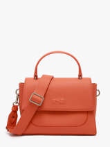 Sac Bandouli�re Charlene Cuir Nathan baume Orange event 9