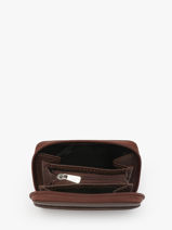 Leather Card Holder Confort Hexagona Brown confort 463042-vue-porte