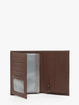 Portefeuille Cuir Hexagona Marron confort 461013-vue-porte