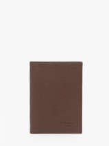 Wallet Leather Hexagona Brown confort 467144