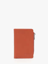 Porte-cartes Confort Cuir Hexagona Orange confort 468429