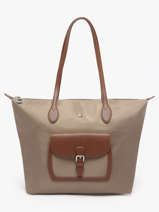 Sac Port� �paule Kiana Nylon Hexagona Beige kiana 1720181
