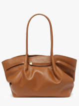 Sac Port paule Caviar Cuir Milano Marron caviar CA25062