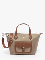 Shoulder Bag Kiana Nylon Hexagona Beige kiana 1720185