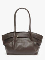 Shoulder Bag Caviar Leather Milano Brown caviar CA25062