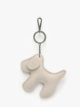 Bijoux De Sac Dog Cuir Milano Beige caviar CA25064