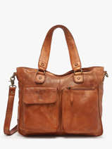 Sac Port� �paule Heritage Cuir Biba Marron heritage KEO2L