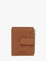 Card Holder With Coin Purse Original Leather Nathan baume Brown original n 102N