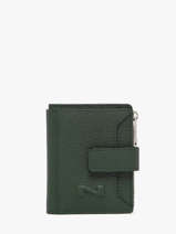 Card Holder With Coin Purse Leather Nathan baume Green original n 102N