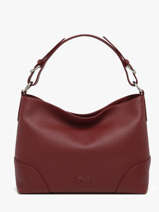 Sac Port paule Tango Bis Cuir Nathan baume Rouge nathan 52