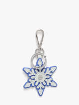 Leather Snow Keychain Nathan baume Blue original n 719N