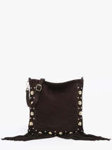 Sac Bandoulire Velvet Cuir Milano Marron velvet VE25061