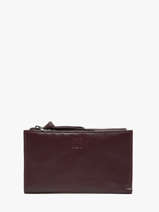 Wallet Leather Biba Violet wallet VAW3L