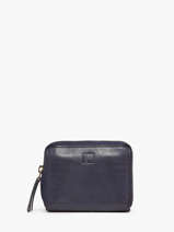 Porte-monnaie Texas Cuir Biba Rouge heritage BT11