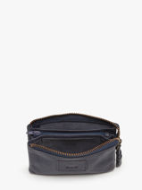 Coin Purse Leather Biba Red heritage BT35-vue-porte