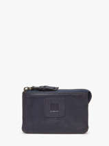 Porte-monnaie Cuir Biba Rouge heritage BT35