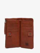 Portefeuille Cuir Biba Marron heritage DON4L-vue-porte