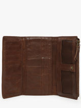 Leather Heritage Wallet Biba Brown heritage POR4L-vue-porte