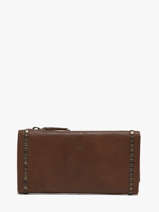 Leather Heritage Wallet Biba Brown heritage POR4L