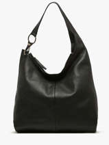 Shoulder Bag Leather Leather Biba Black leather JAP1L